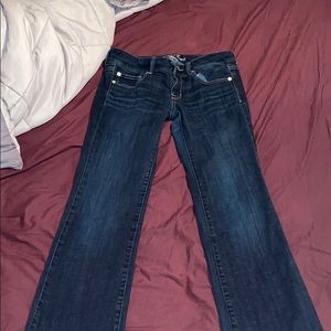 American eagle slim boot super stretch jeans.